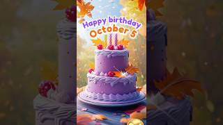 5 October Best Happy Birthday Song🎵Happy Birthday WhatsApp Status shorts celebrationavenue [upl. by Anai532]