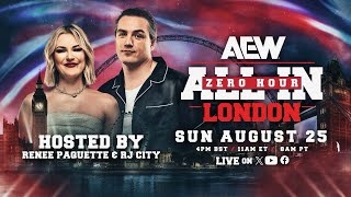 Zero Hour  AEW All In London Pre Show  LIVE this Sunday at 4pm BST  11am ET  8am PT [upl. by Helbon]