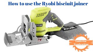 How to use the Ryobi biscuit joiner [upl. by Kendy166]