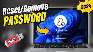 ResetRemove Windows 1011 Password Using HIREN USB EASY [upl. by Ali]