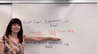 Percent Yield and Percent Error [upl. by Leonard]