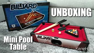 Mini Pool Table Unboxing 2  KeneHok [upl. by Jabin]