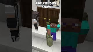 MINECRAFT SHORTS DIE EUERE KLOBRILLE KLAUEN [upl. by Etessil]