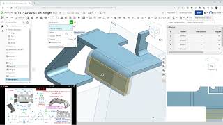 TTT Practice model solved in Onshape sheet metal 20230202 SM Hanger [upl. by Tedman]