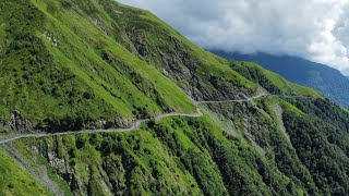 თუშეთი აბანოს უღელტეხილიTUSHETI GEORGIA Road to Omalo Abano Pass Тушетия Грузия Перевал Абано [upl. by Ettevram]