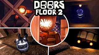 FLOOR 2 GAMEPLAY The Mines are terrifying  DOORS Floor 2 Update The Mines  Ending [upl. by Liz]