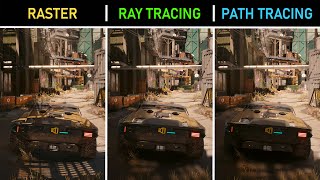 Can you REALLY SEE the difference Raster vs Ray Tracing vs Path Tracing [upl. by Latif]