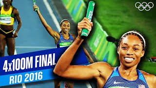 Womens 4x100m Final  Rio 2016 [upl. by Risser]