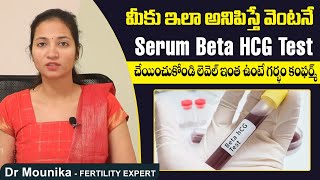 లెవెల్ ఇంతుంటే గర్భం Serum Beta Hcg Levels In Pregnancy  Best Fertility Center  Dr Maunica Ferty9 [upl. by Lodhia437]