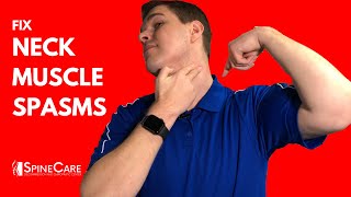 How to Treat Neck Spasms in 1 MINUTE [upl. by Patrice]