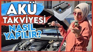 Akü Takviyesi Nasıl Yapılır 👉 Marş Basmayan Araç Nasıl Çalıştırılır 👉 Takviye Nasıl Yapılır [upl. by Sivrat]