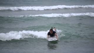 Oahu 2013 Barbers Point Beach Surfing [upl. by Ernst409]