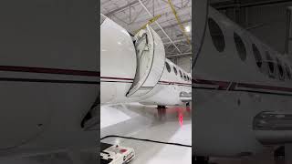 🛩 POV Closing Up a Gulfstream G600 in the Hangar [upl. by Leksehc]