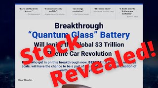 Matt McCalls quotQuantum Glassquot Battery Stock Revealed [upl. by Neelyhtak489]