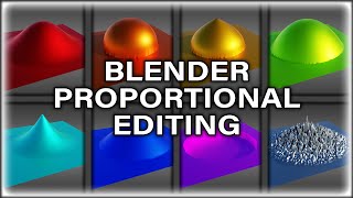 Blender Proportional Editing [upl. by Lunnete]