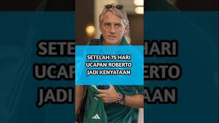 Ucapan Roberto Mancini Tentang Timnas Indonesia yang Diremehkan Saudi Kini Jadi Kenyataan [upl. by Nennarb]