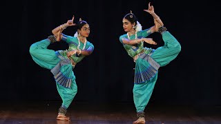 Deena Karunakarane  Nataraja Keerthanam by Ria Balasubramaniam amp Dia Bharathkumar  Bharathanatyam [upl. by Adyahs]