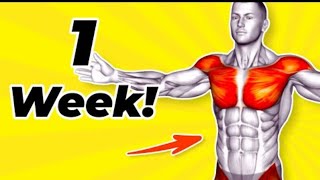 5 minutes Per day At Home To Develop Your PectoralsChest  Best Chest and Pectorals Workout [upl. by Mcripley]