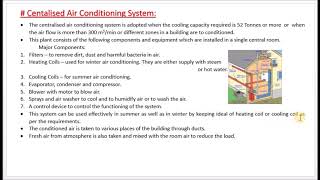 Centralised Air Conditioning System M525  Thermal Engineering in Tamil [upl. by Bartlet]