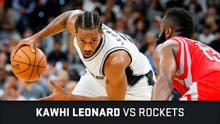 Kawhi Leonard Highlights 39 PTS 5 AST 2 BLK 1 STL vs Rockets 06032017 [upl. by Afesoj528]