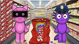 Skittles World Incredibox New Abgerny Skittles meme [upl. by Ythomit358]