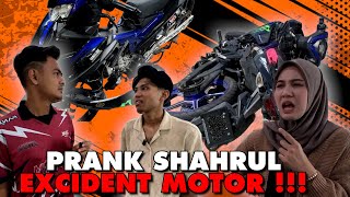 PRANK EXCIDENT MOTOR ALIF ALIF MARAH MOTO HANCUR [upl. by Aved]