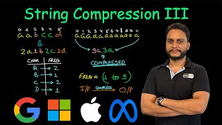 String Compression III  Leetcode 3163 [upl. by Arbas]