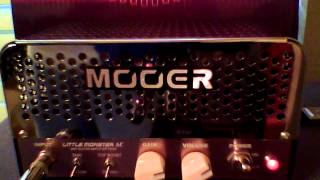 Mooer quotLittle Monster ACquot 5W Micro Tube amp head [upl. by Kellia]