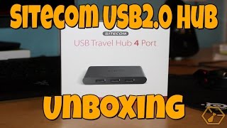 Sitecom USB20 Hub Unboxing [upl. by Affrica]