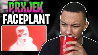 PRXJEK  FACEPLANT official music video Reaction Video [upl. by Ablem]