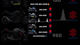 Suzuki GSX Series sound🔊SUZUKIGSXS125S150S750S950S1000 [upl. by Puett]