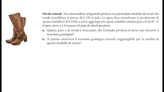 Stivali comodi  funzioni matematiche e guadagno [upl. by Neenej]