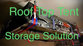 Roof Top Tent Storage Solution  The Cheap and Easy Way [upl. by Assillem200]