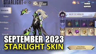 September 2023 Starlight Skin Confirmed  Mobile Legends [upl. by Domenic]