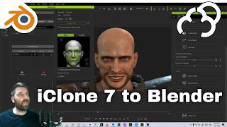 Reallusion iClone 7 Facial Motion Capture Motion Live to Blender [upl. by Letitia72]