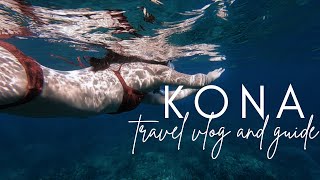 How to spend 7 days in Kona Hawaii  snorkeling with giants🤿 and exploring remote beaches 🌺 [upl. by Lacram]