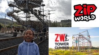 ZIP WORLD  TOWER CLIMBER [upl. by Chelsey]