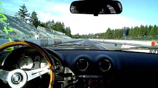 Turbo Miata drag racing at Pacific Raceways [upl. by Yancy]