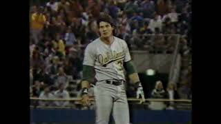 Oakland Athletics vs Milwaukee Brewers September 23 1988 quotJose Canseco 4040 Manquot [upl. by Donahoe]