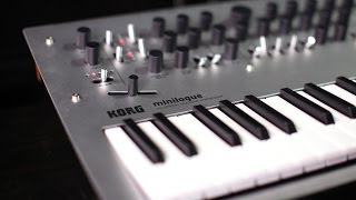 Korg minilogue Polyphonic Analog Synthesizer [upl. by Lenad474]