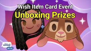 Wish Item Card Event Prizes 1123  Disney Emoji Blitz [upl. by Arais]