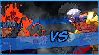 The Ultimate Battle Akuma Takes On Asura In Epic Animated Showdown By Firemanthescout [upl. by Anahs]