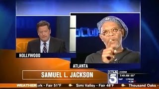 Samuel L Jackson Rips Reporter Who Thought He Was Laurence Fishburne [upl. by Lorrimor]