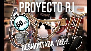 Desmonto la moto en 60 minutos NUEVO PROYECTO 1 [upl. by Fleeta]