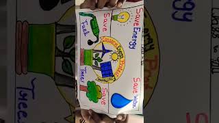 Energy conservation painting schoollife vtuber utubeshorts shorts sub minibombs5 fy drawing [upl. by Ntsud]