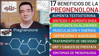 17 BENEFICIOS ❤️PREGNENOLONA❤️TESTOSTERONA💪DISFUNCIÓN ERÉCTIL💪DHEA MENOPAUSIA😮CEREBRO⚙️MÚSCULO💪PESO [upl. by Ludewig]