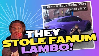 REACTIONNN  THE COPS STEAL FANUM LAMBO DAVIS CAN SING [upl. by Gerdeen483]