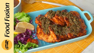 Grilled Chicken with Chimichurri Sauce Recipe By Food Fusion [upl. by Leff]