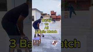 Sixes Only Rafay vs Ali 3 Balls Match  Crickflix cricket shorts cricketshorts [upl. by Alleen]