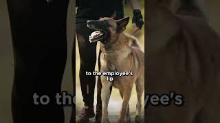 Belgian Malinois Bites Two at Denver Airport dogs [upl. by Yro382]